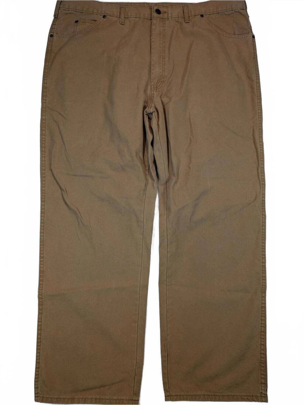 Dickies Dungaree Jean Heavyweight Work Pants Brown Mens 44x30